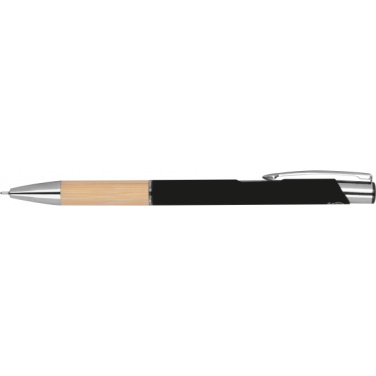 Logo trade promotional merchandise picture of: Recycled ballpoint pen Naples