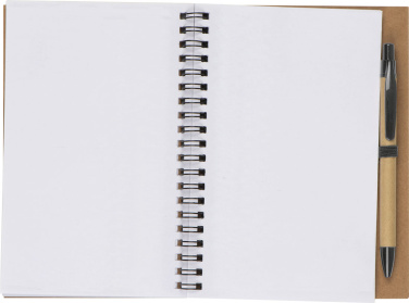 Logo trade promotional items picture of: Spiral notebook Ravenna