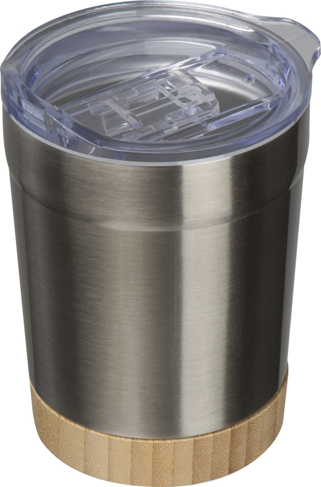 Logo trade promotional merchandise picture of: Recycled steel cup Turin