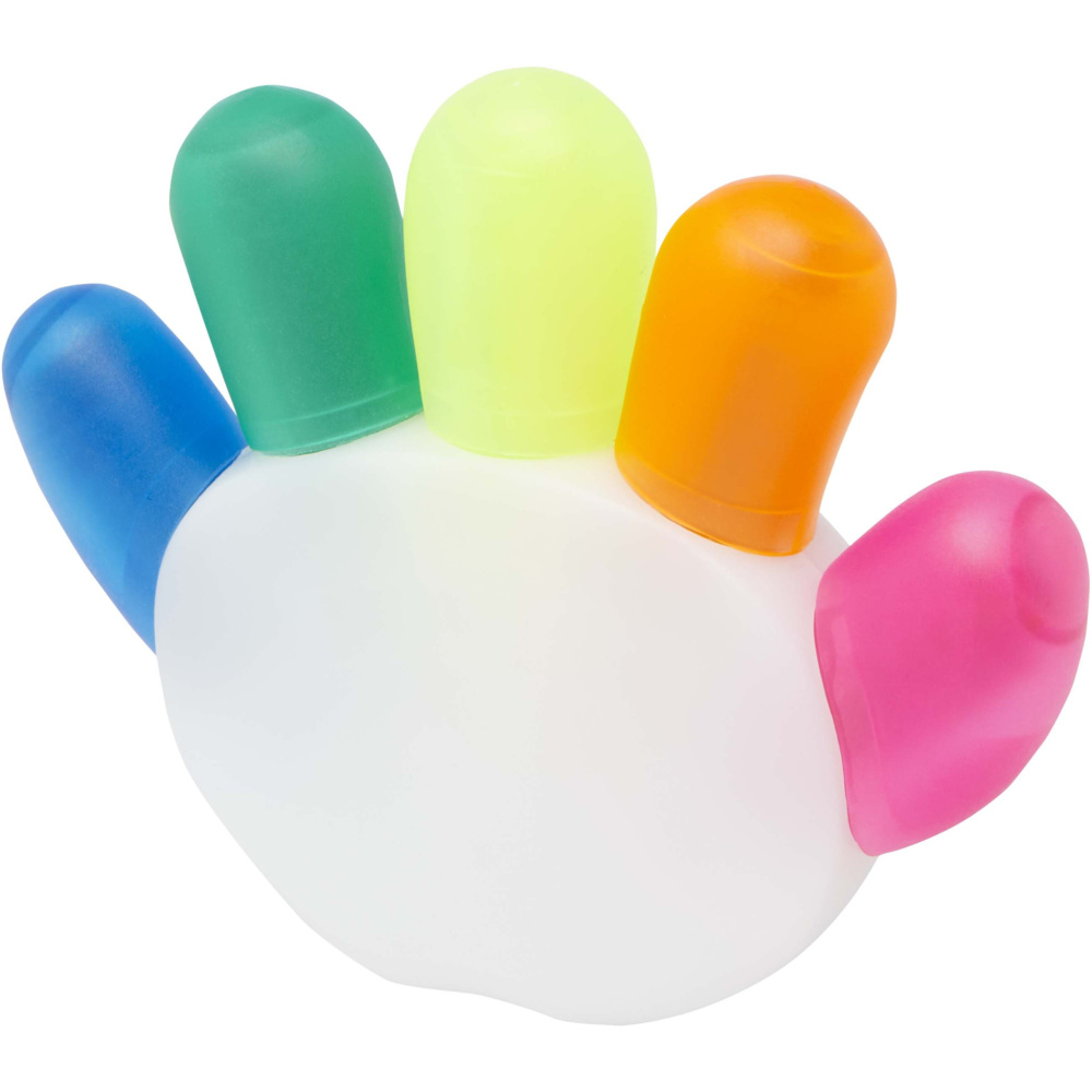 Logo trade promotional gifts image of: Patina 5-colour highlighter