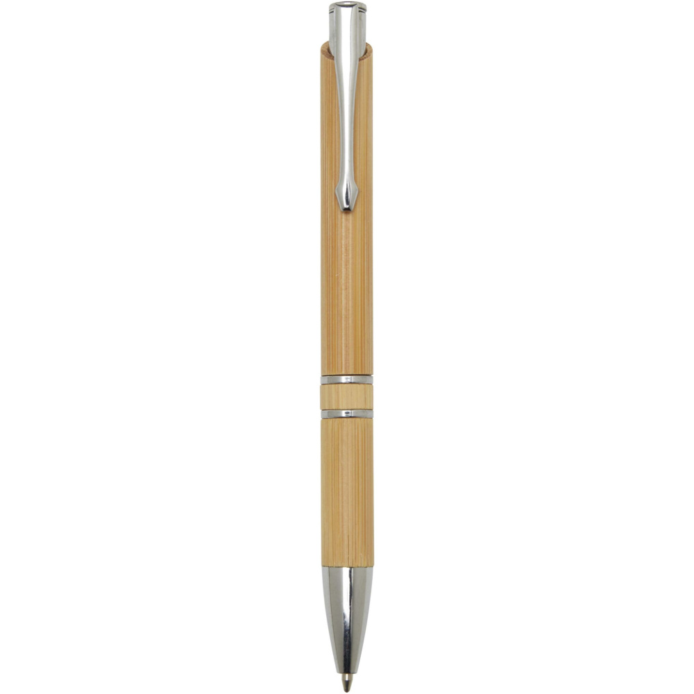 Logotrade promotional items photo of: Wicker bamboo ballpoint pen
