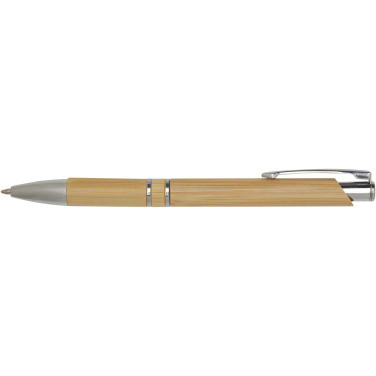 Logo trade promotional merchandise photo of: Wicker bamboo ballpoint pen