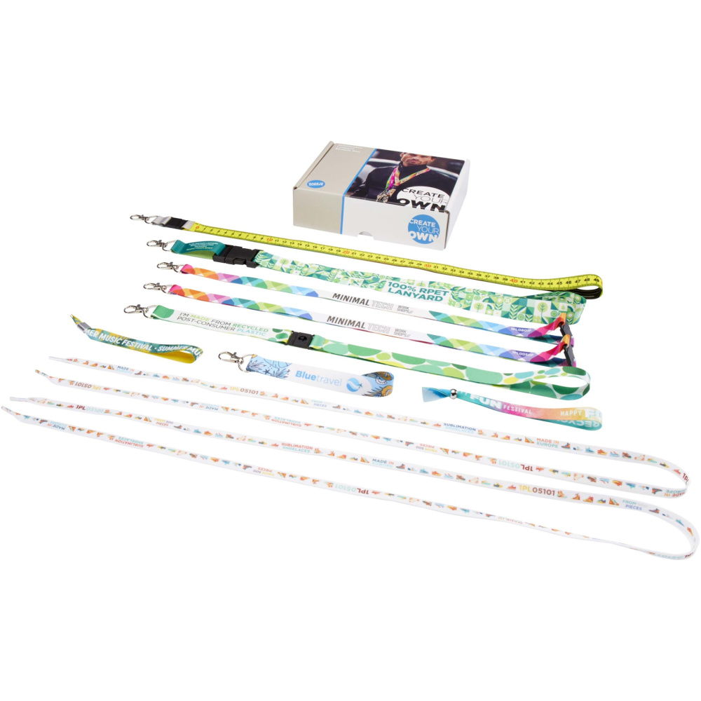 Logo trade promotional giveaways picture of: Sublimation lanyards sample box