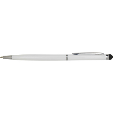Logo trade promotional merchandise image of: Ore aluminium ballpoint pen with stylus