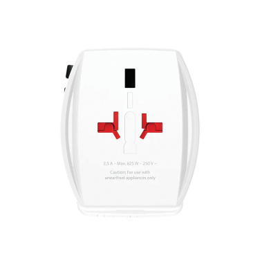 Logo trade corporate gift photo of: SKROSS World Travel Adapter MUV 65W PD with USB C Cable