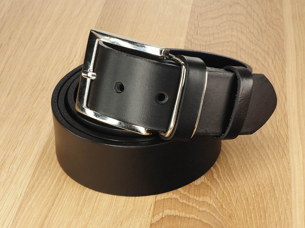 Logo trade corporate gifts image of: Leather belt 502035000