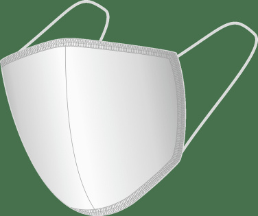 Logo trade promotional gifts picture of: BLACK-BLACK cotton face mask 140116500