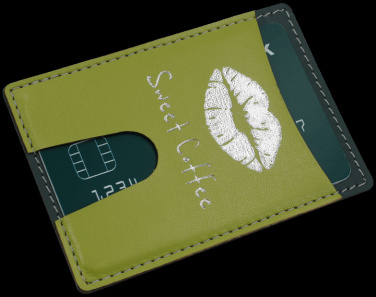 Logo trade business gift photo of: Credit card holder 544119