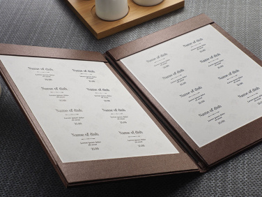 Logo trade promotional item photo of: Menu cover 1719280