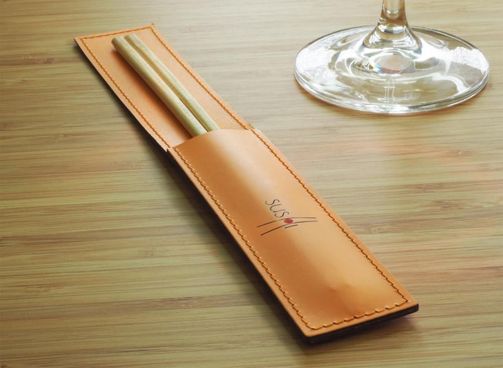 Logo trade promotional items picture of: Chopsticks case 1042094