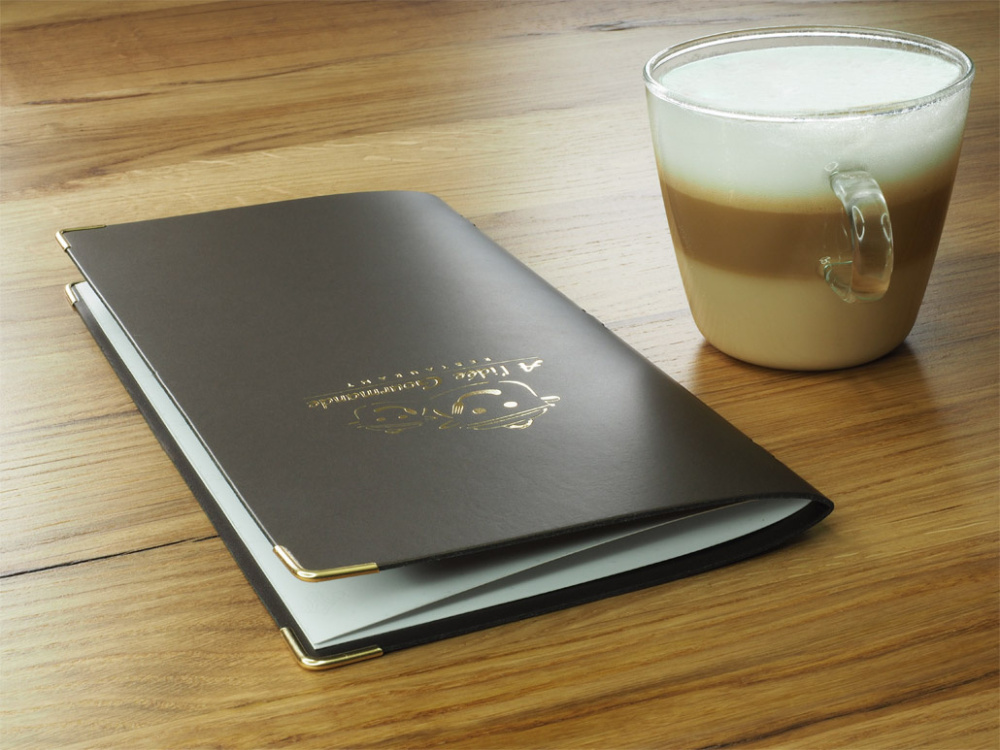 Logo trade corporate gifts image of: Menu cover Ambiente 1182094