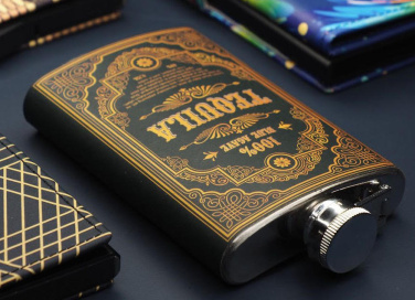 Logo trade advertising products image of: Hip flask 425119