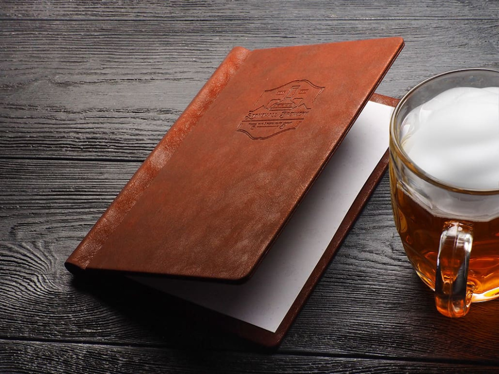 Logo trade promotional gift photo of: Menu cover 2048325