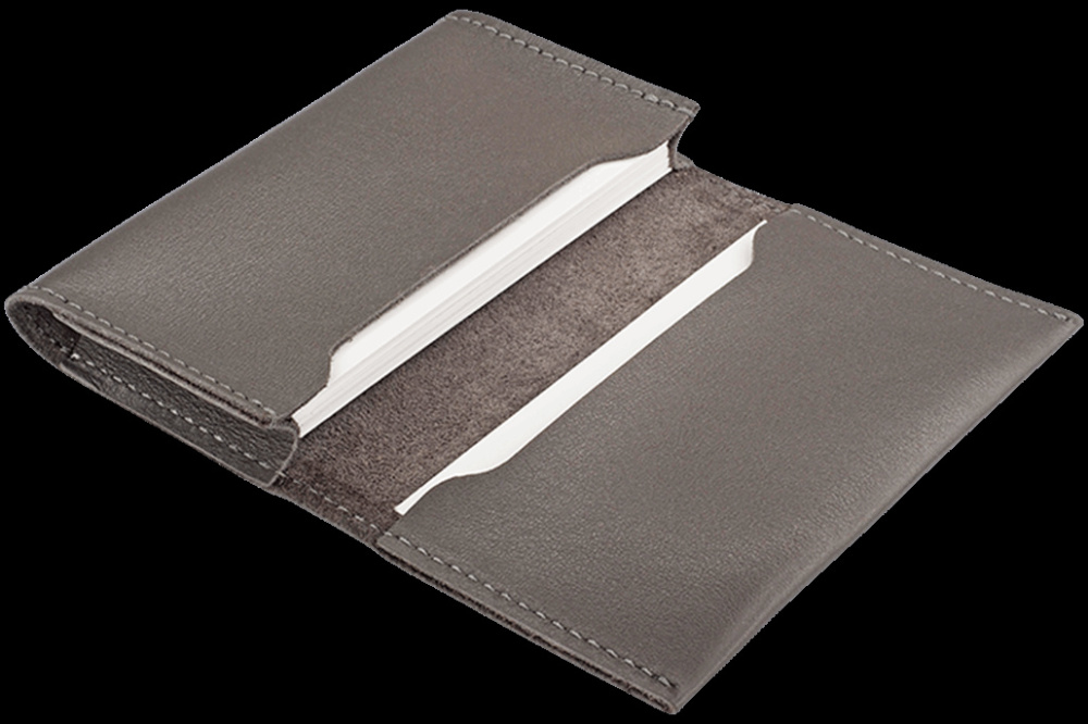 Logo trade advertising products image of: Business card holder 1166131