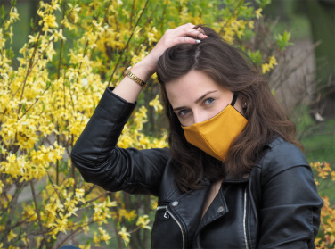 Logotrade promotional product image of: VENUS PRO cotton face mask with a pocket an HEPA filter 1378165