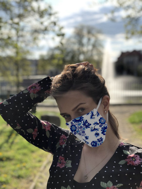 Logo trade promotional items picture of: VENUS PRO cotton face mask with a pocket an HEPA filter 1378165