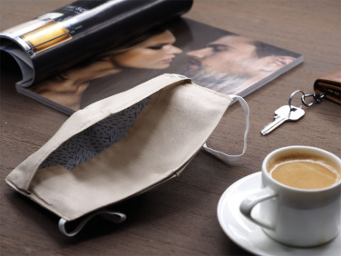 Logo trade promotional merchandise picture of: VENUS PRO cotton face mask with a pocket an HEPA filter 1378165