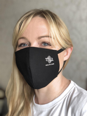 Logotrade promotional products photo of: VENUS PRO cotton face mask with a pocket an HEPA filter 1378165