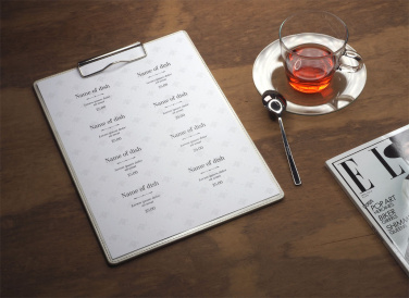 Logo trade promotional giveaways image of: Clipboard menu 1121119