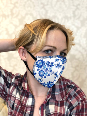 Logotrade promotional giveaway picture of: ZEFIR cotton face mask 1400165