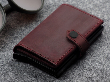 Logotrade promotional gift image of: RFID wallet - Hunter Leather 2109284