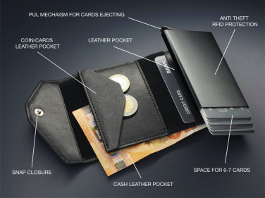 Logo trade promotional gifts picture of: RFID wallet 1249131