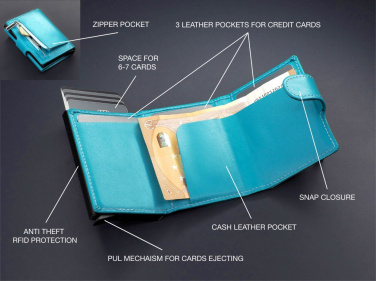 Logo trade promotional gifts image of: RFID wallet 1237131