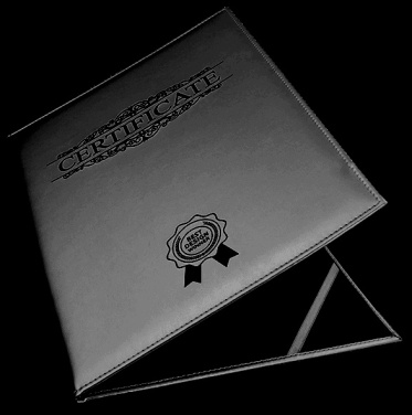 Logotrade business gifts photo of: Certificate cover 152019