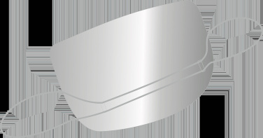 Logotrade promotional gift picture of: ATENA clear face shield-mask for mouth and nose 1461162