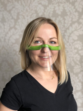 Logotrade promotional giveaway image of: KALIPSO clear face shield-mask for mouth and nose 1447162