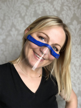 Logo trade promotional item photo of: KALIPSO clear face shield-mask for mouth and nose 1447162