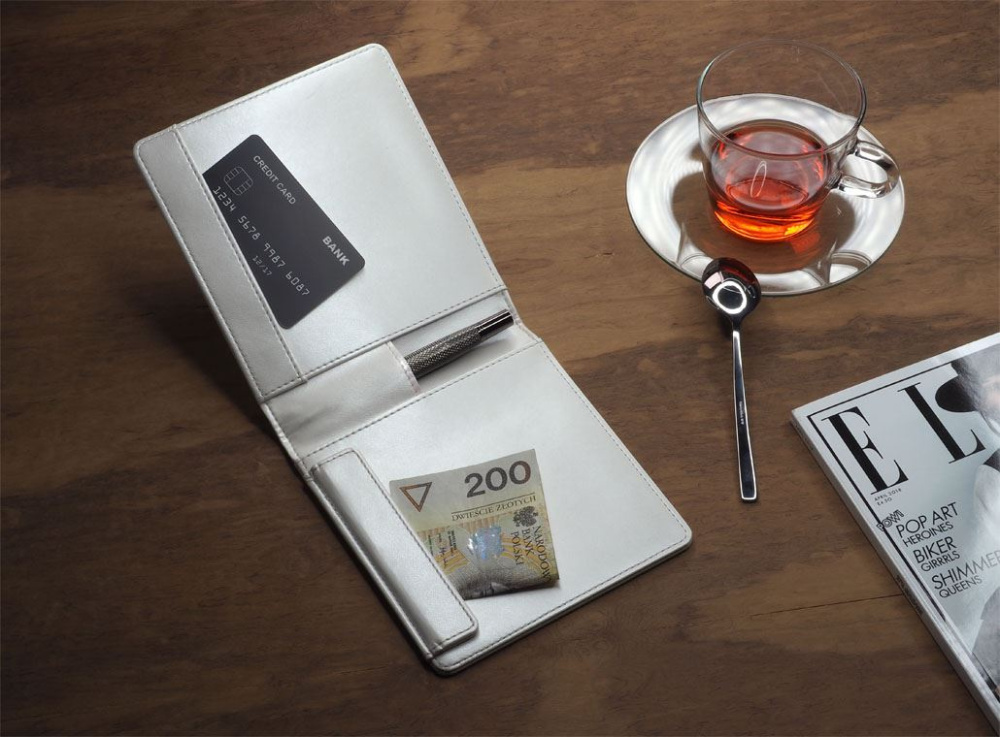 Logo trade promotional giveaways picture of: Bill holder 1095119