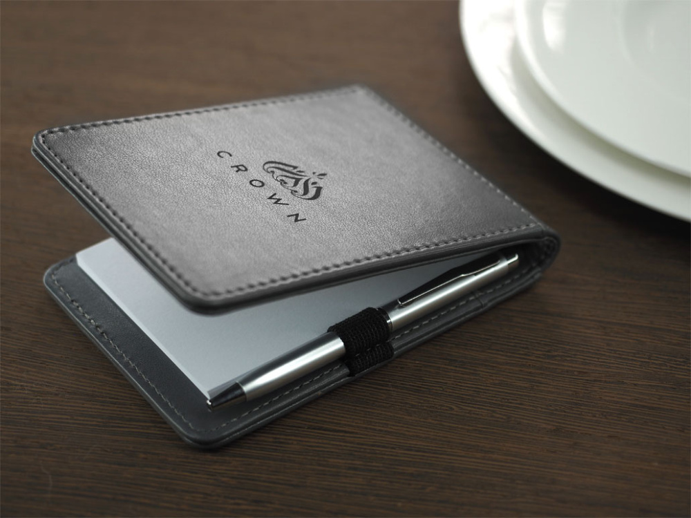 Logo trade promotional products image of: Waiter notepad 1102119