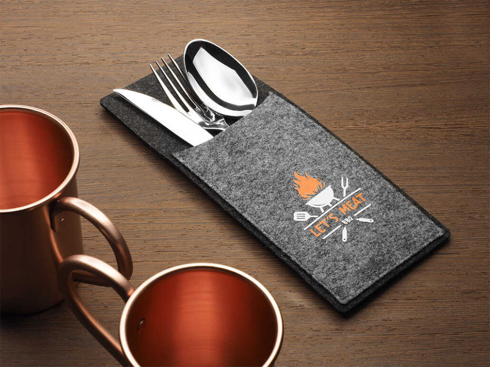 Logo trade promotional giveaways picture of: Cutlery case 1645246