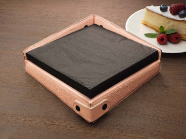Logo trade promotional merchandise picture of: Napkin box 1662281