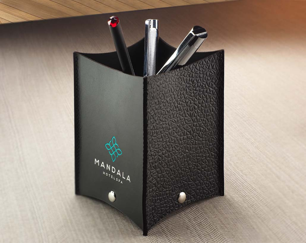 Logo trade business gift photo of: Pen holder 1659281
