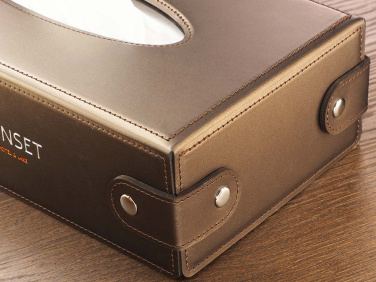 Logo trade promotional gifts image of: Tissue box 1673094