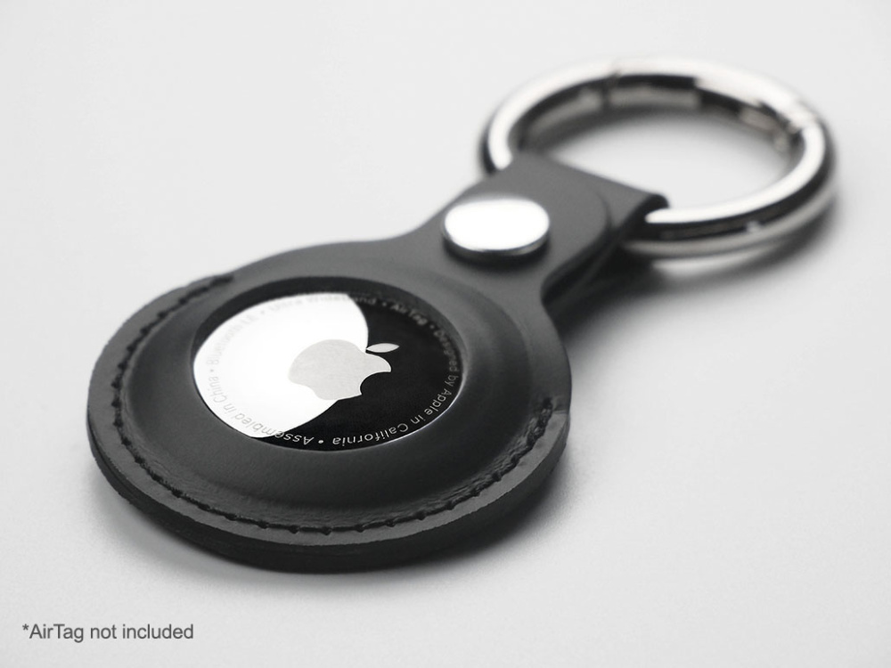 Logotrade advertising product image of: Keyring with holder for AirTag 1914094