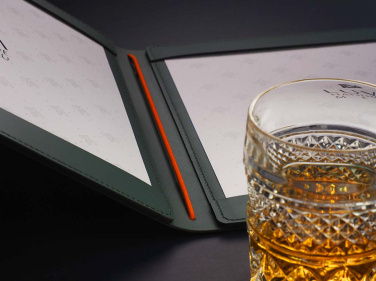 Logo trade promotional giveaways image of: Menu cover Fine Dining Pro 1632094