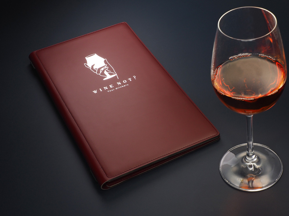 Logo trade promotional items image of: Menu cover Fine Dining Pro 1633094