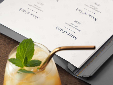 Logo trade advertising products image of: Menu cover 1788094