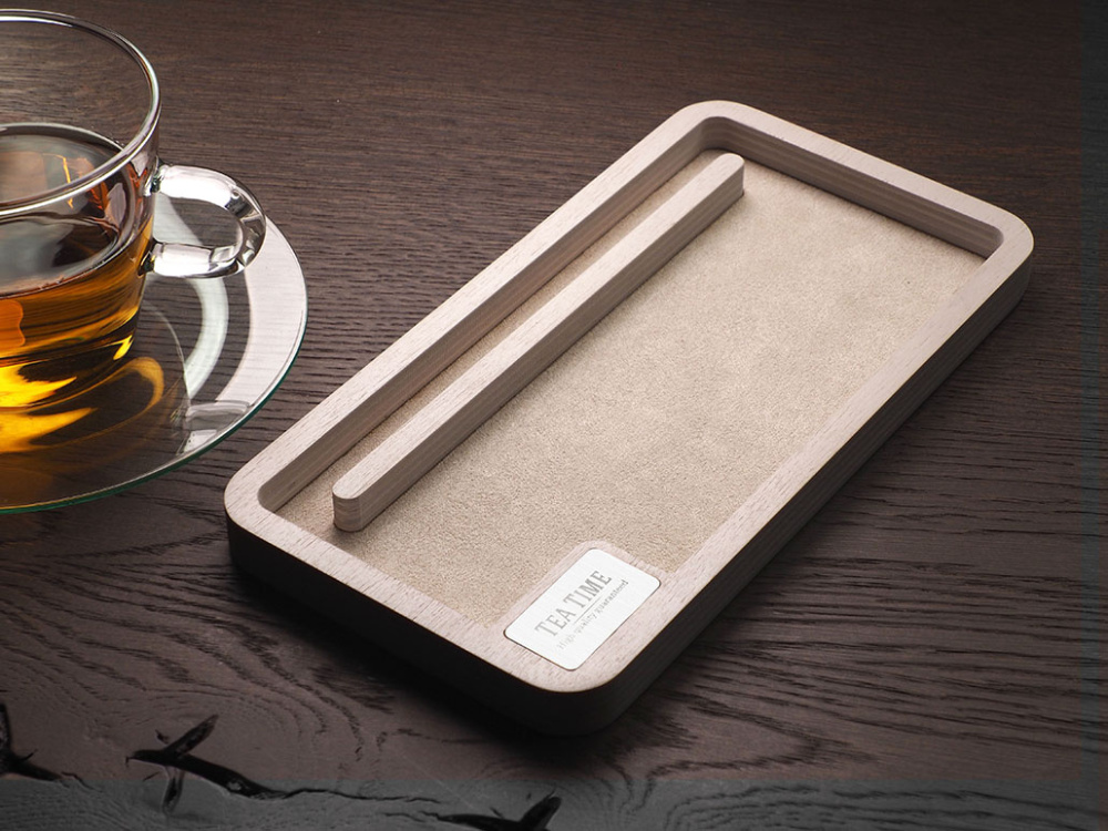 Logotrade promotional items photo of: Wooden desk organiser 1818121