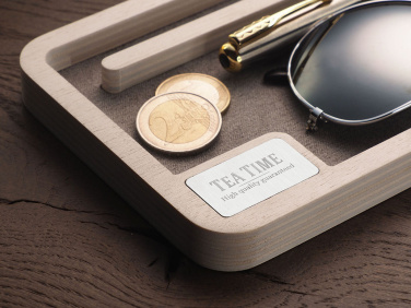 Logo trade corporate gifts picture of: Wooden desk organiser 1818121