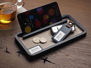 Logo trade promotional merchandise image of: Wooden desk organiser 1818121