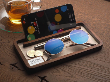 Logotrade promotional giveaway image of: Wooden desk organiser 1818121