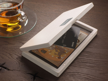 Logo trade promotional product photo of: Wooden bill box 1816121