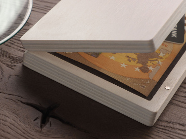 Logo trade promotional item photo of: Wooden bill box 1816121