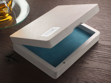 Logo trade corporate gifts image of: Wooden box 1819121