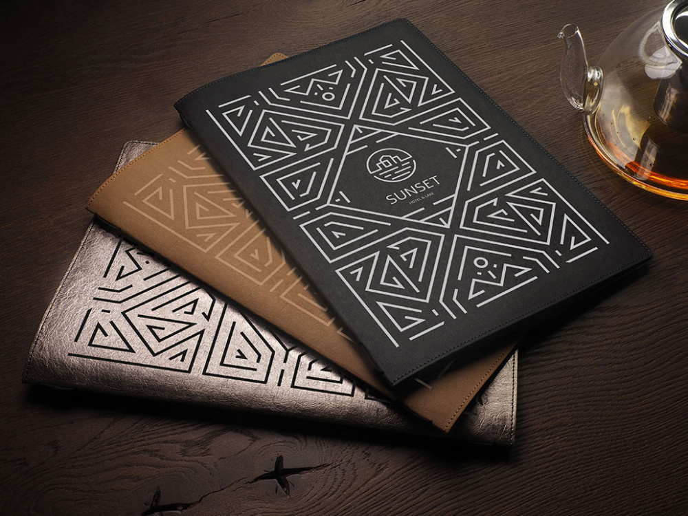 Logo trade promotional merchandise picture of: Menu cover Ambiente 1178302