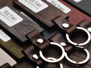 Logotrade promotional gift picture of: Wooden keyring 1853121